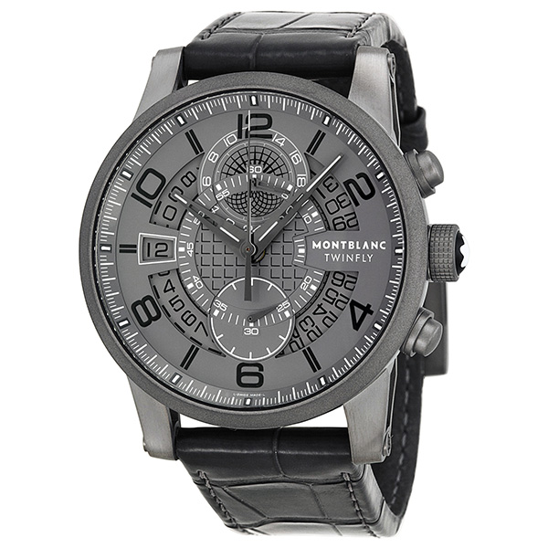 MontBlanc Timewalker Watches Gray Dial Automatic Mens Watch