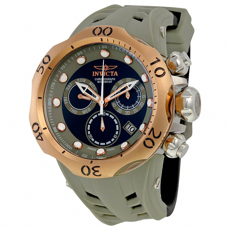 Invicta Venom Watches Black Dial Quartz Mens Watch