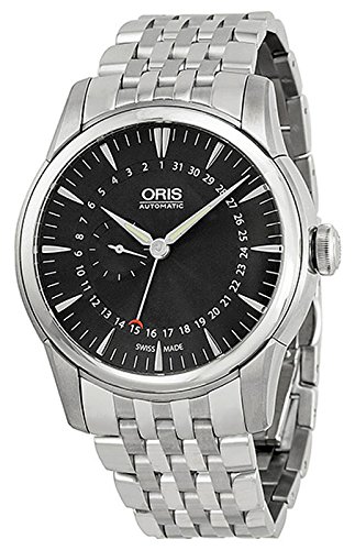 Oris Artelier Small Second Pointer Date Watches Black Dial Automatic Mens Watch