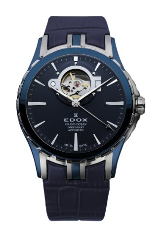 Edox Watches Blue Dial Automatic Mens Watch