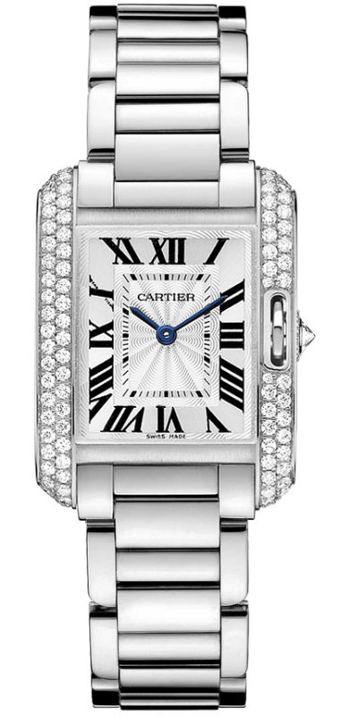 Cartier Tank Watches Silver Dial Quartz Ladies Watch
